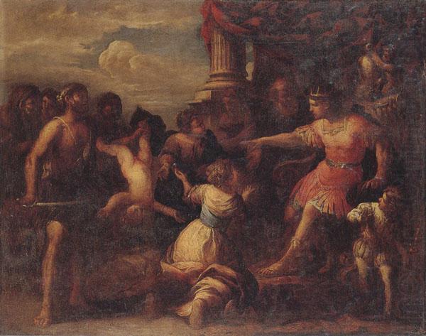 The judgment of solomon, Stefano Magnasco